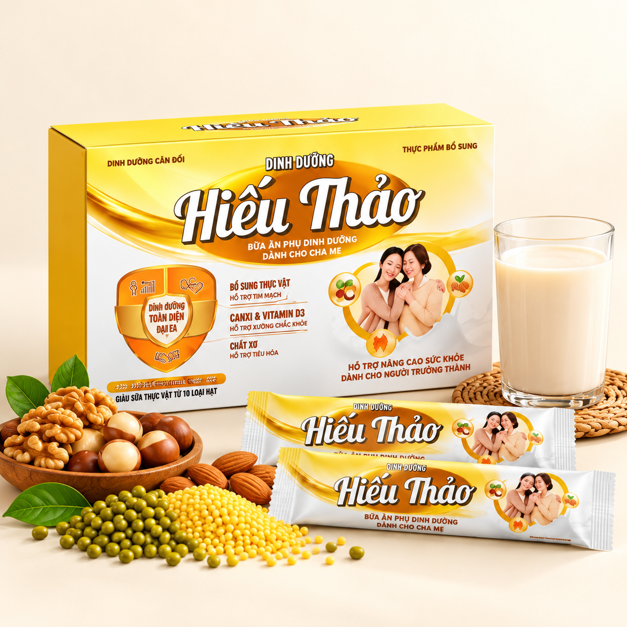 Sản phẩm sữa hạt Hiếu Thảo
