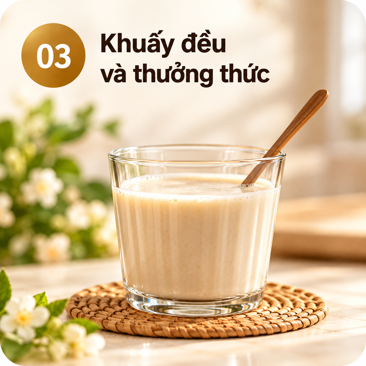 Bước 3: Khuấy đều và thưởng thức